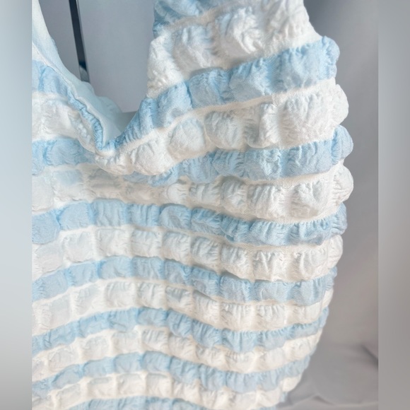 Puffer Tote Bag for Women Quilted Puffy Bubble Hobo Bag Cotton. Nwot - Picture 6 of 10